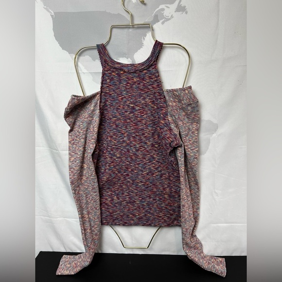 Free People top NWOT color light and dark purple - Picture 4 of 5